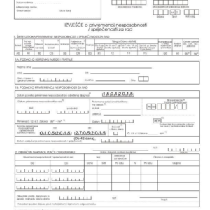 Chorwackie Zwolnienie lekarskie – tłumaczenie przysięgłe online