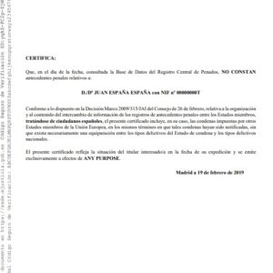 Hiszpańskie zaświadczenie o niekaralności – tłumaczenie przysięgłe online