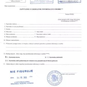 Tłumaczenie przysięgłe zaświadczenie o niekaralności