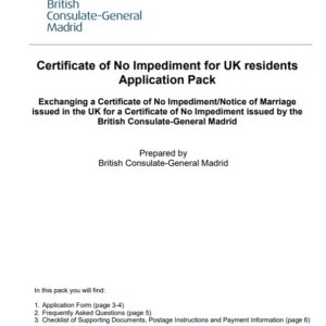 Tłumaczenie przysięgłe angielskie zaświadczenie o braku przeciwskazań do małżeństwa