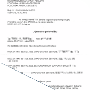 Tłumaczenie chorwackie Zaświadczenie o miejscu zamieszkania na język polski