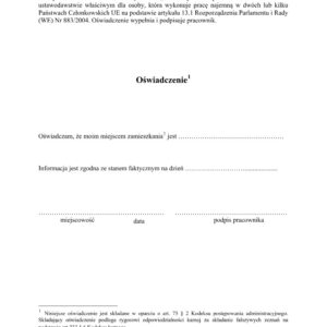 Zaświadczenie o miejscu zamieszkania – tłumaczenie przysięgłe online