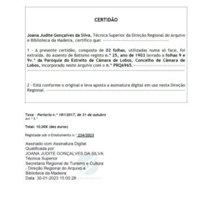 Tłumaczenie przysięgłe portugalski Akt Urodzenia
